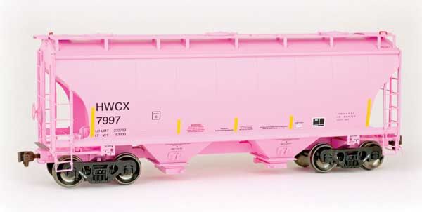 American Limited Models 2030 HO Scale Trinity 3281 2-Bay Covered Hopper Halliburton HWCX 7997American Limited Models 2030 HO Scale Trinity 3281 2-Bay Covered Hopper Halliburton HWCX 7997