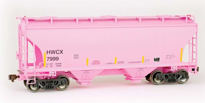 American Limited Models 2034 HO Scale Trinity 3281 2-Bay Covered Hopper Halliburton HWCX 7999