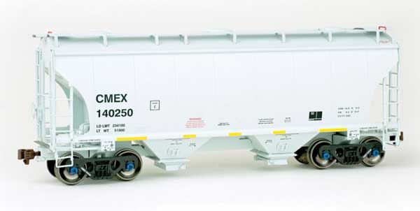 American Limited Models 2042 HO Scale Trinity 3281 2-Bay Covered Hopper Cemex CEMX 140250