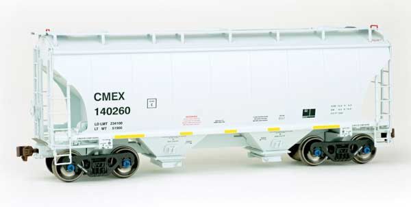 American Limited Models 2043 HO Scale Trinity 3281 2-Bay Covered Hopper Cemex CEMX 140260