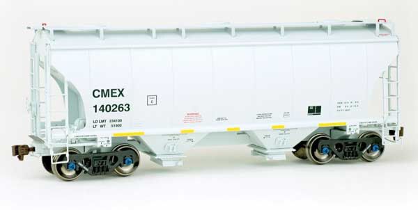 American Limited Models 2044 HO Scale Trinity 3281 2-Bay Covered Hopper Cemex CEMX 140263