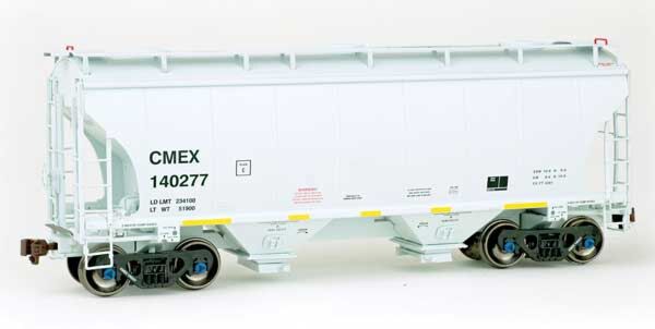American Limited Models 2046 HO Scale Trinity 3281 2-Bay Covered Hopper Cemex CEMX 140277