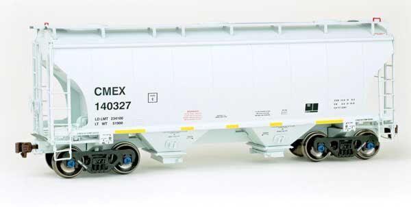 American Limited Models 2047 HO Scale Trinity 3281 2-Bay Covered Hopper Cemex CEMX 140327