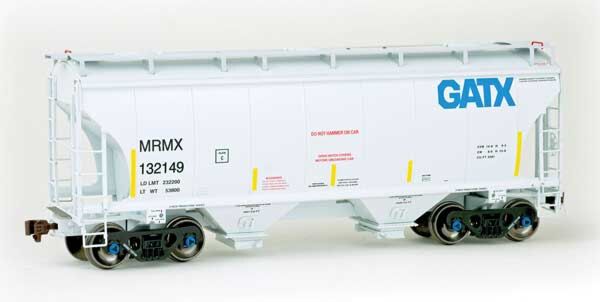 American Limited Models 2055 HO Scale Trinity 3281 2-Bay Covered Hopper GATX MRMX 132149