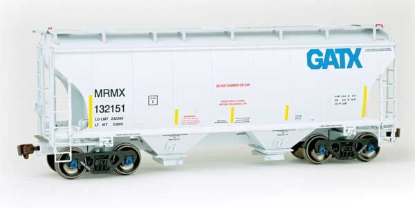 American Limited Models 2056 HO Scale Trinity 3281 2-Bay Covered Hopper GATX MRMX 132151