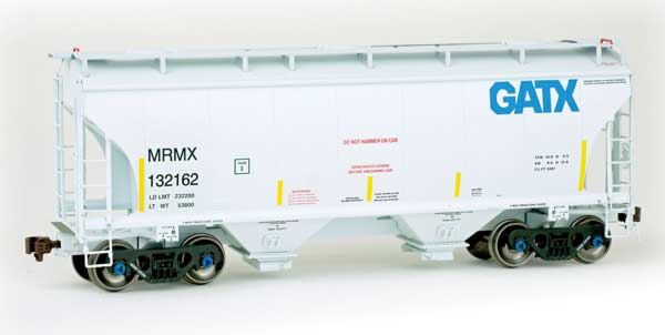 American Limited Models 2059 HO Scale Trinity 3281 2-Bay Covered Hopper GATX MRMX 132162