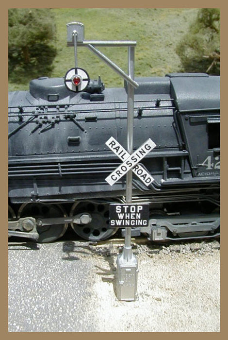 American Limited Models HO Scale 5001 Stationary Wig-Wag Grade Crossing Signal 2 Pack
