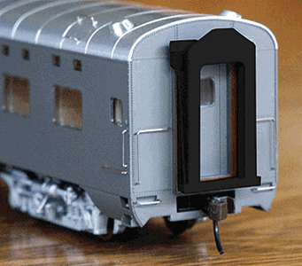 American Limited Models 9696 HO Scale Black Working Diaphragm Kits for Walthers Pullman Cars 6 Pack