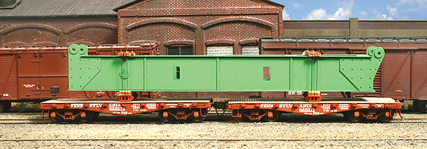 American Model Builders 206 HO Scale Structural Flat Car Load with Blocking Kit