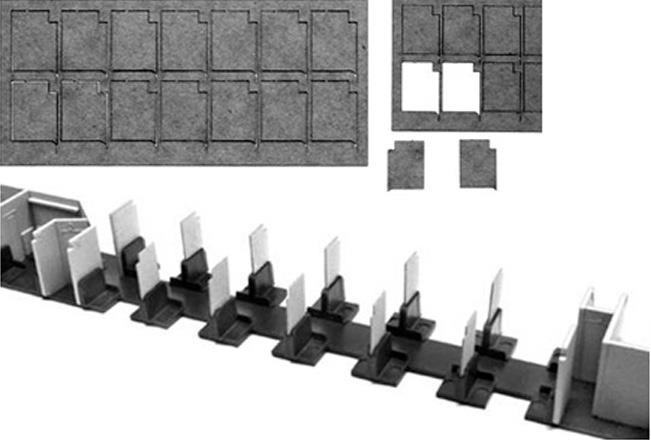 American Model Builders 377 HO Scale Section Dividers for Branchline Heavyweights