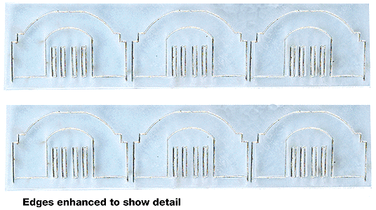 American Model Builders 385 HO Scale Reinforcement Dividers for Branchline Heavyweights 6 Pack