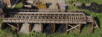 American Model Builders Laser KIT 179 HO Scale PRR Standard Coal Trestle