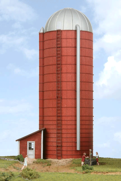 American Model Builders Laser KIT 190 HO Scale Silo