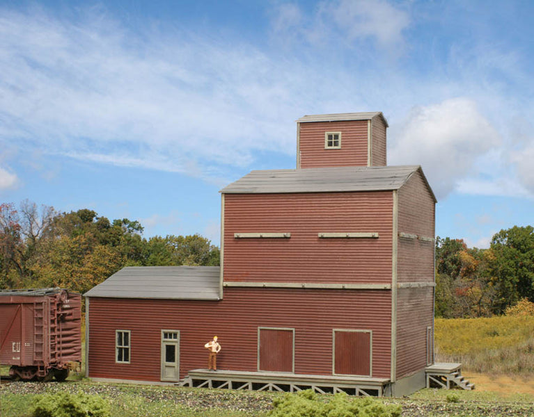 American Model Builders LaserKIT 117 HO Scale Hitzeman Feed Mill ...