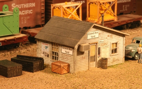 American Model Builders LaserKIT 795 HO Scale Grand Avenue Yard Office