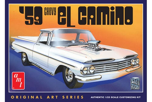 amt 1058 1/25 1959 Chevy El Camino Customizing Car