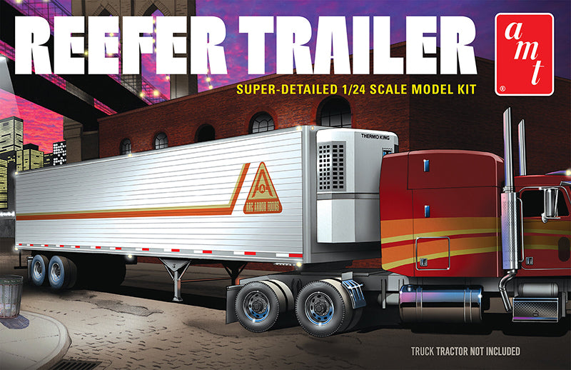 amt 1170 1/24 Super Detailed Reefer Semi-Trailer Skill Level 3 Model Kit