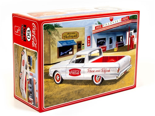 amt 1189 1/25 1960 Ford Ranchero with Coke Chest Coca-Cola Model Kit