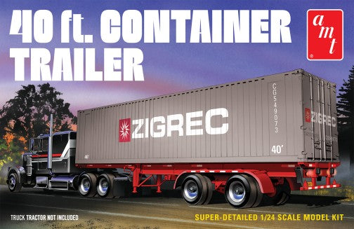 amt 1196 1/24 40' Container Trailer