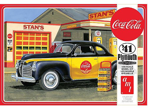 amt 1197M 1/25 1941 Plymouth Coca-Cola Coupe Car Kit