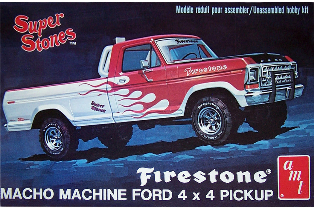 amt 858 1/25 1978 Ford 4x4 Firestone Super Stones Pickup Truck