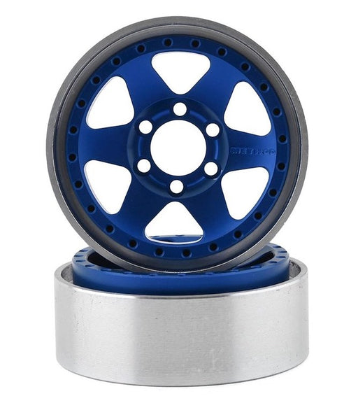 Vanquish Products VPS07767 Method 1.9 Beadlock Race Wheel 310 Blue Anodized Aluminum 1 Pair
