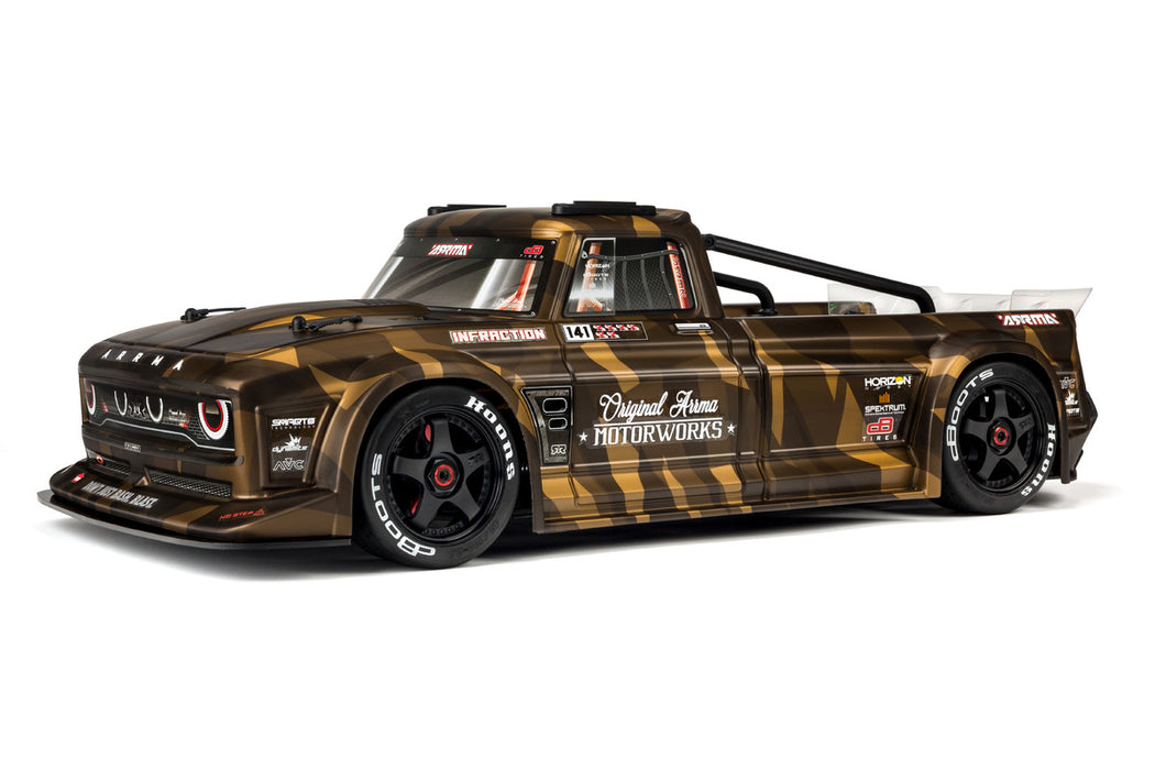 ARRMA 410002 1/7 INFRACTION 6S BLX Matt Bronze Camo Body with Decals