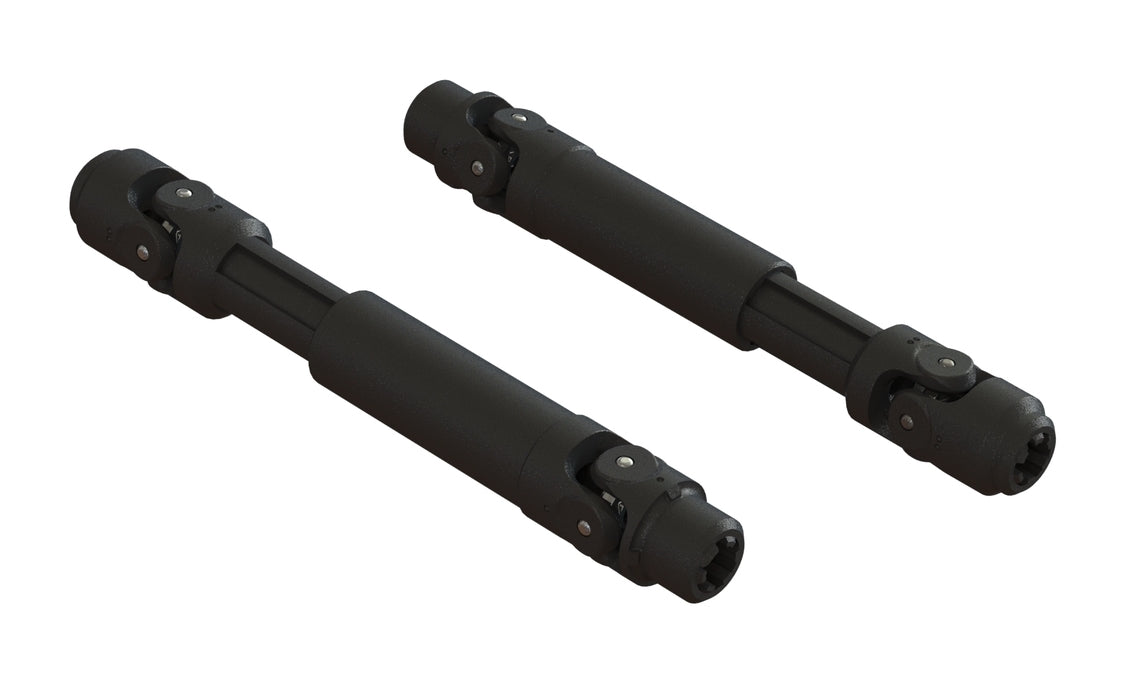 ARRMA AR310864 Composite Rear Slider Driveshaft Set for Most 3S and 4x4 Mega
