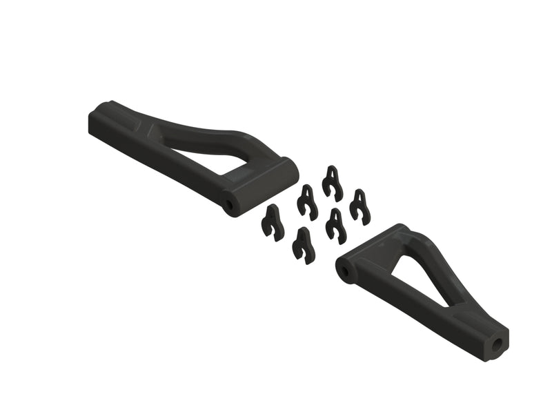 ARRMA AR330215 Front Upper Suspension A-Arm Medium 1 Pair for Some 6S Vehicles