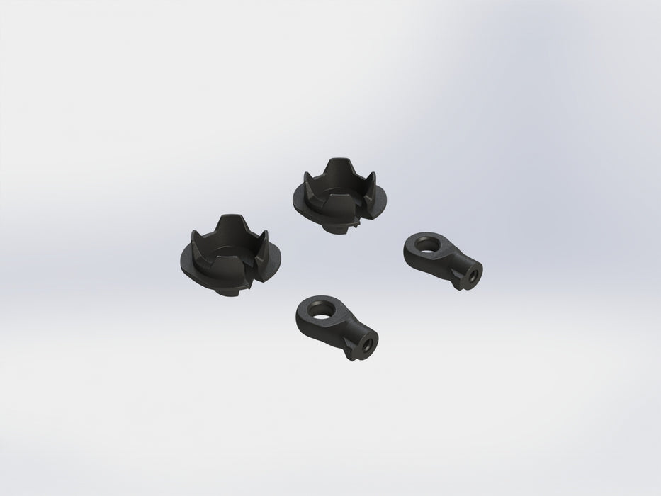 ARRMA AR330409 HD Shock Rod End Set for 6S Vehicles 2 Pack