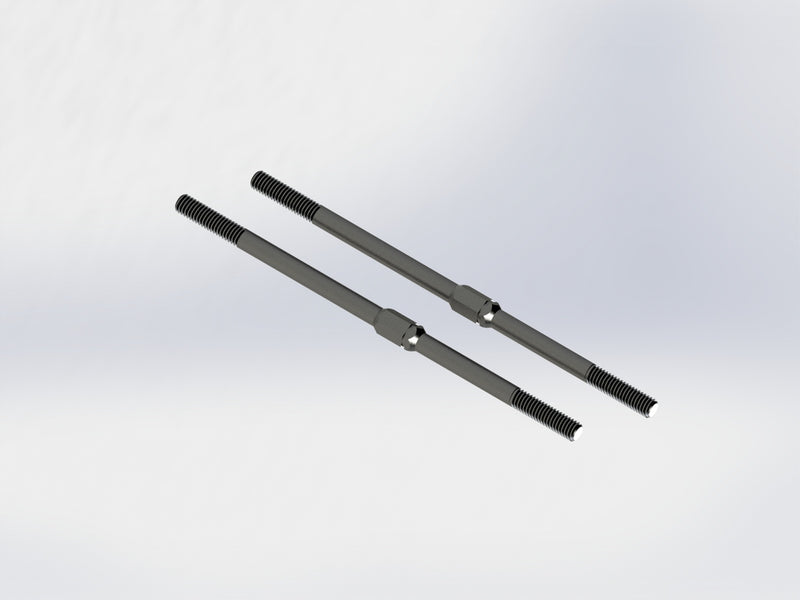 ARRMA AR340071 4x95mm Steel Turnbuckles for 6S Vehicles 2 Pack