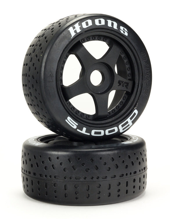ARRMA ARA550062 DBoots Hoons 42/100 Belted Tires on 5 Spoke 2.9 17mm Hex Wheels 2 Pack