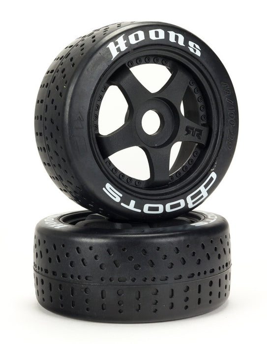 ARRMA ARA550062 DBoots Hoons 42/100 Belted Tires on 5 Spoke 2.9 17mm Hex Wheels 2 Pack