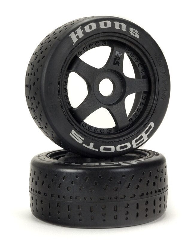 ARRMA AR550070 DBoots Hoons 42/100 Belted Tires on Silver 5 Spoke 2.9 17mm Hex Wheels 2 Pack