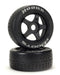 ARRMA AR550070 DBoots Hoons 42/100 Belted Tires on Silver 5 Spoke 2.9 17mm Hex Wheels 2 Pack