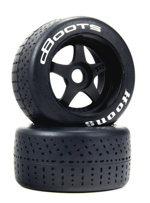 ARRMA AR550084 DBoots Hoons 53/107 Silver Belted Tires on 5 Spoke Wheels 1 Pair