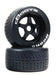 ARRMA AR550084 DBoots Hoons 53/107 Silver Belted Tires on 5 Spoke Wheels 1 Pair