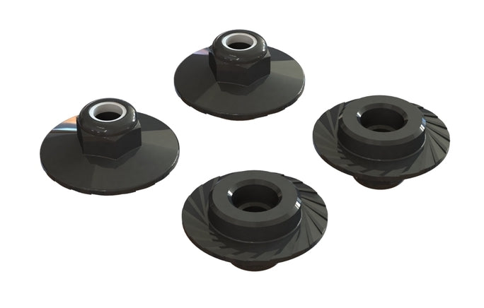 ARRMA AR708007 5x8mm Flanged Lock Nut 4x4 4S Vehicles 2 Pack