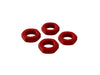 ARRMA ARA310906 17mm Red Aluminum Wheel Nuts 4 Pack