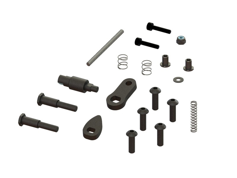 ARRMA ARA311116 Rear Brake Module Metal Parts Set for FIRETEAM 6S