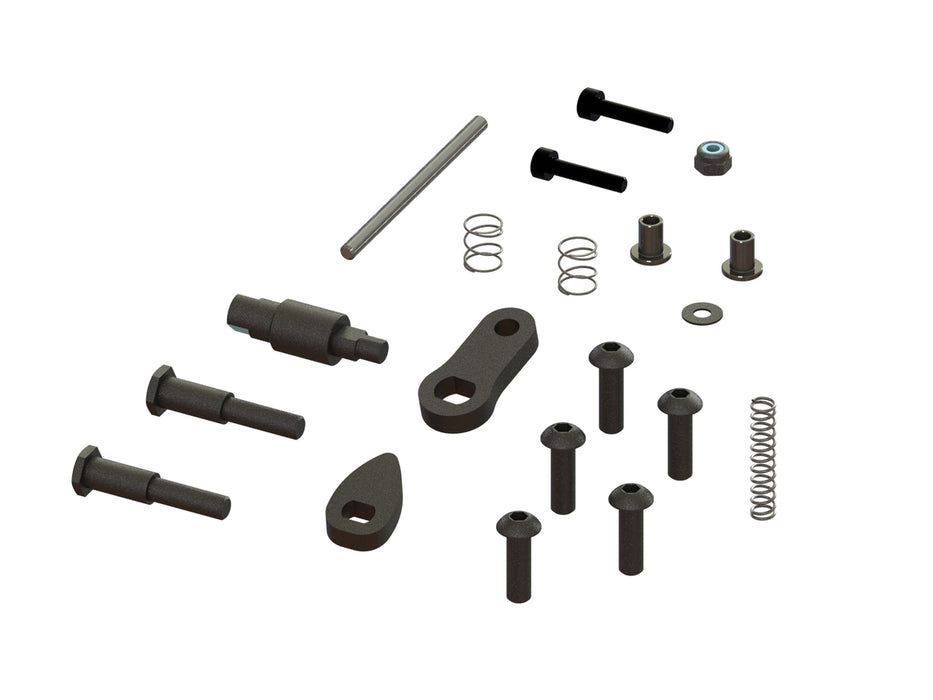 ARRMA ARA311116 Rear Brake Module Metal Parts Set for FIRETEAM 6S