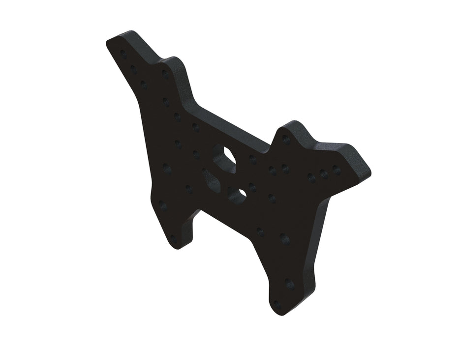 ARRMA ARA320686 Black Aluminum Front Shock Tower for FIRETEAM 6S