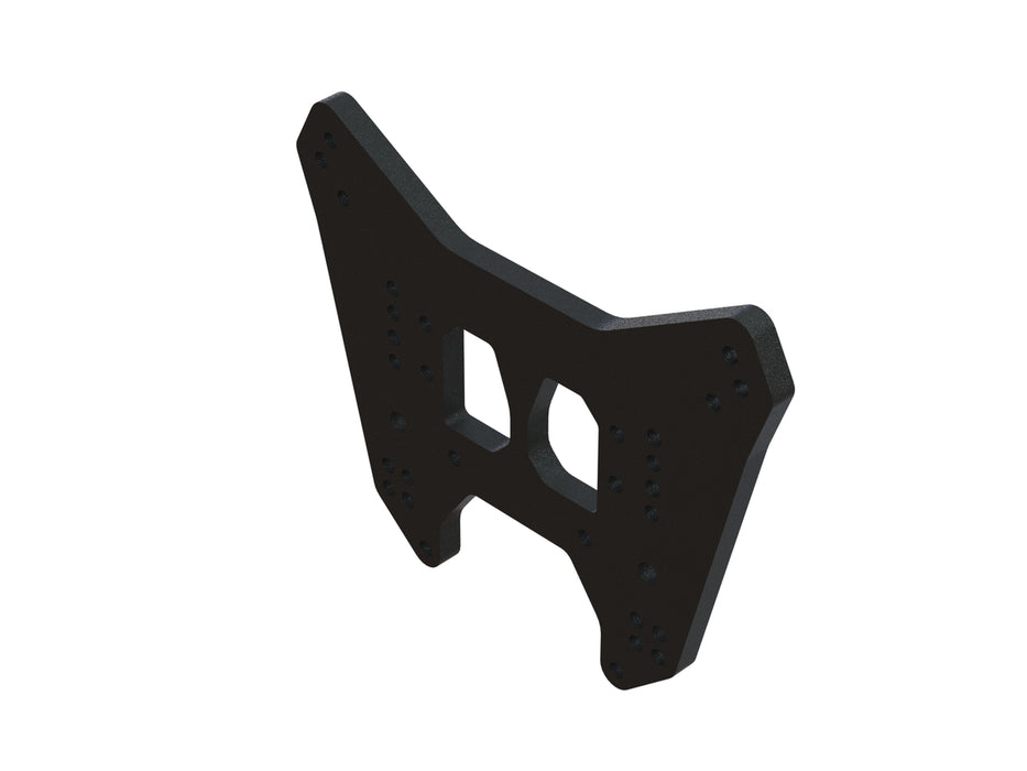 ARRMA ARA320687 Black Aluminum Rear Shock Tower for FIRETEAM 6S