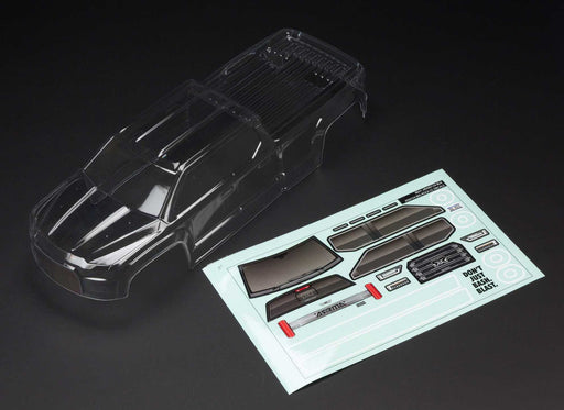 ARRMA ARA402284 BIG ROCK CREW CAB 4x4 Clear Body with Decals