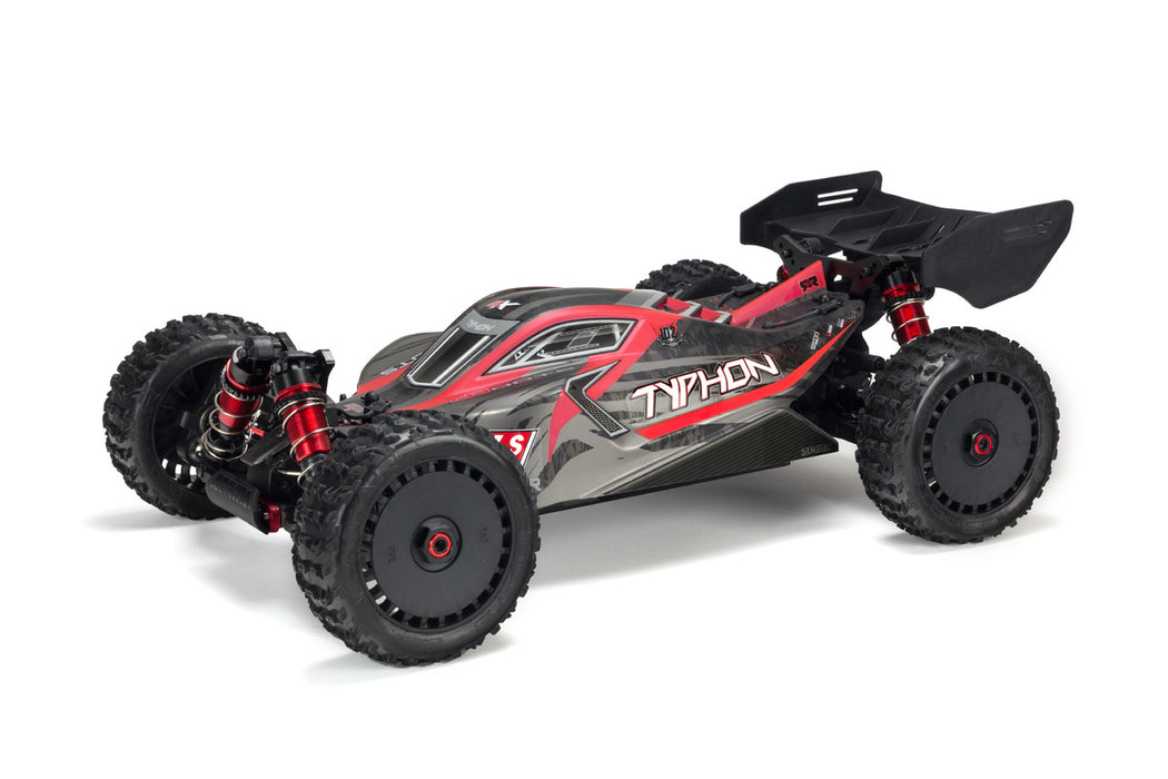 ARRMA ARA406120 Black and Red Painted Body Typhon 6S
