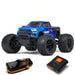 ARRMA ARA4102SV4T2 GRANITE BOOST 4X2 Mega 1/10 RTR 2WD Monster Truck Blue - Charger/Battery
