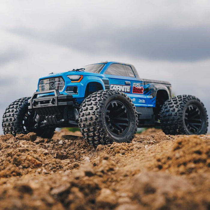 ARRMA ARA4102V4T2 GRANITE BOOST 4X2 Mega 1/10 RTR 2WD Monster Truck Blue