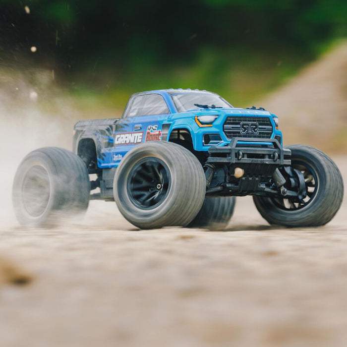ARRMA ARA4102V4T2 GRANITE BOOST 4X2 Mega 1/10 RTR 2WD Monster Truck Blue