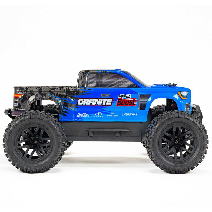 ARRMA ARA4102V4T2 GRANITE BOOST 4X2 Mega 1/10 RTR 2WD Monster Truck Blue