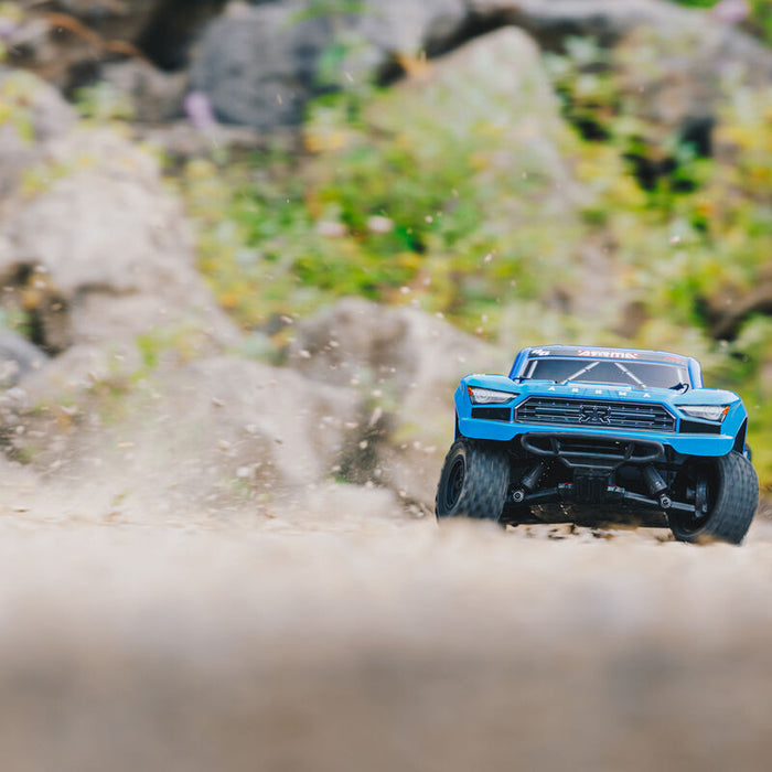 ARRMA ARA4103SV4T2 SENTON BOOST 4X2 Mega 1/10 RTR 2WD Short Course Truck Blue- Charger/Battery